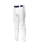 N6162 A4 Adult Pro Style Open Bottom Baggy Cut Bas WHITE