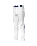 N6162 A4 Adult Pro Style Open Bottom Baggy Cut Bas WHITE/ ROYAL