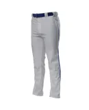 N6162 A4 Adult Pro Style Open Bottom Baggy Cut Bas GREY/ ROYAL