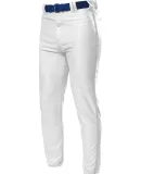 N6178 A4 Adult Pro Style Elastic Bottom Baseball P WHITE