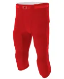 N6181 A4 Men's Flyless Football Pant SCARLET