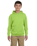 JERZEES 996Y NuBlend Youth Hooded Pullover Sweatsh in Neon green