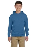 JERZEES 996Y NuBlend Youth Hooded Pullover Sweatsh in Vintage heather blue