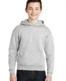 JERZEES 996Y NuBlend Youth Hooded Pullover Sweatsh in Ash