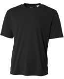 NB3142 A4 Youth Cooling Performance Crew Tee in Black