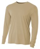 NB3165 A4 Youth Cooling Performance Long Sleeve Cr in Sand
