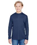 NB3165 A4 Youth Cooling Performance Long Sleeve Cr in Navy