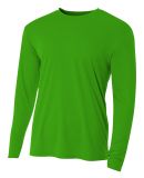 NB3165 A4 Youth Cooling Performance Long Sleeve Cr in Kelly