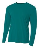 NB3165 A4 Youth Cooling Performance Long Sleeve Cr in Teal
