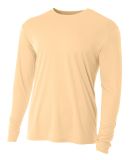 NB3165 A4 Youth Cooling Performance Long Sleeve Cr in Melon