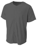 NB4214 A4 Youth Warp Knit Baseball Jersey Graphite