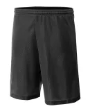 NB5184 A4 6 Inch Youth Lined Micromesh Shorts BLACK