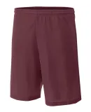 NB5184 A4 6 Inch Youth Lined Micromesh Shorts CARDINAL