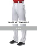 NB6158 A4 Youth Open Bottom Baggy Cut Baseball Pan Grey