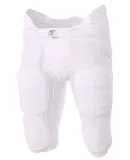 NB6180 A4 Youth Flyless Integrated Football Pant White