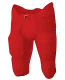 NB6180 A4 Youth Flyless Integrated Football Pant Scarlet