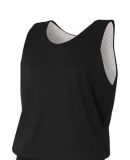 NF1270 A4 Adult Reversible Mesh Tank in Black/white