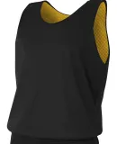 NF1270 A4 Adult Reversible Mesh Tank BLACK/ GOLD