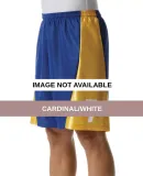 NF5497 A4 Adult Mesh/Dazzle Short Cardinal/White