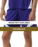 NG5308 A4 Girls Moisture Management Color Block Sh Gold/Black