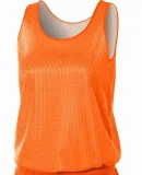 NW1000 A4 Reversible Mesh Tank ORANGE/ WHITE