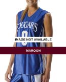 NW1003 A4 Reversible Dazzle Muscle Maroon
