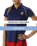 NW3197 A4 Adult Moisture Management Polo Shirt Light Blue