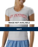 NW3199 A4 Short Sleeve Compression V-neck Navy