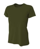NW3201 A4 Women's Cooling Performance Crew T-Shirt in Military green