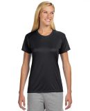 NW3201 A4 Women's Cooling Performance Crew T-Shirt in Black