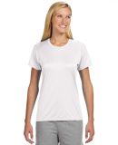 NW3201 A4 Women's Cooling Performance Crew T-Shirt in White