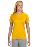 NW3201 A4 Women's Cooling Performance Crew T-Shirt in Gold