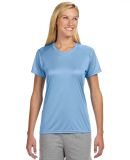 NW3201 A4 Women's Cooling Performance Crew T-Shirt in Light blue