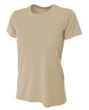 NW3201 A4 Women's Cooling Performance Crew T-Shirt in Sand