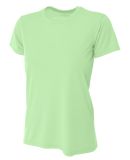 NW3201 A4 Women's Cooling Performance Crew T-Shirt in Light lime