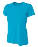 NW3201 A4 Women's Cooling Performance Crew T-Shirt in Electric blue