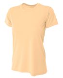 NW3201 A4 Women's Cooling Performance Crew T-Shirt in Melon