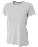 NW3201 A4 Women's Cooling Performance Crew T-Shirt in Silver