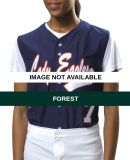 NW4209 A4 Full Button Stretch Mesh Sleeveless Soft Forest