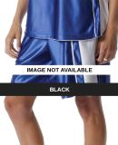 NW5003 A4 Ladies Dazzle Paneled Short Black