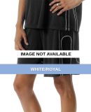 NW5285 A4 Moisture Management Game Short White/Royal