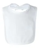 R1005 Rabbit Skins Infant Self-Adhesive Bib WHITE