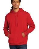 Champion S700 Logo 50/50 Pullover Hoodie in Scarlet