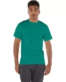 T425 Champion Adult Short-Sleeve T-Shirt T525C in Emerald green