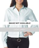 V0201 Van Heusen Ladies' Varsity Check Dress Shirt Light Grey