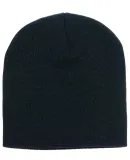 Y1500 Yupoong Heavyweight Knit Cap in Black