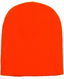 Y1500 Yupoong Heavyweight Knit Cap in Blaze orange