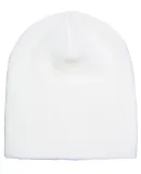 Y1500 Yupoong Heavyweight Knit Cap in White