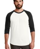 Alternative Apparel 2089e1 Eco-Jersey Baseball T-S in Ec ivry/ e t blk