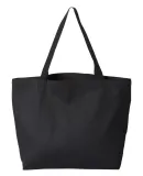 8503 Liberty Bags 12 Ounce Cotton Canvas Tote Bag BLACK